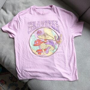 Grayson Threads Lavendar Grateful Dead Mushroom Graphic T-Shirt Womens Medium